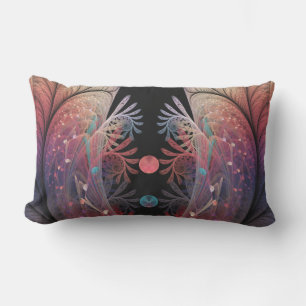 Jonglage Abstract Modern Fantasy Fractal Art Lumbar Cushion