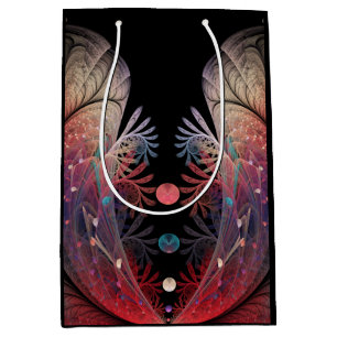 Jonglage Abstract Modern Fantasy Fractal Art Medium Gift Bag