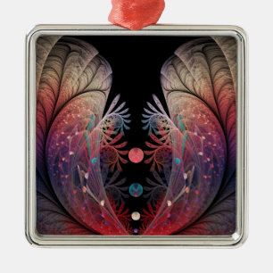 Jonglage Abstract Modern Fantasy Fractal Art Metal Ornament