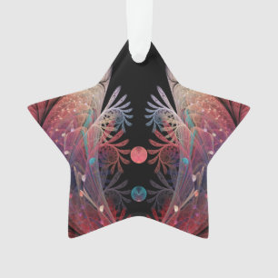 Jonglage Abstract Modern Fantasy Fractal Art Star Ornament