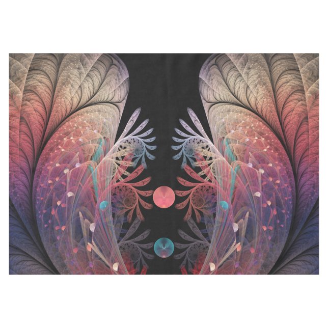 Jonglage Abstract Modern Fantasy Fractal Art Tablecloth (Front (Horizontal))
