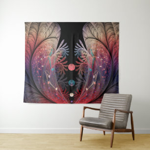 Jonglage Abstract Modern Fantasy Fractal Art Tapestry
