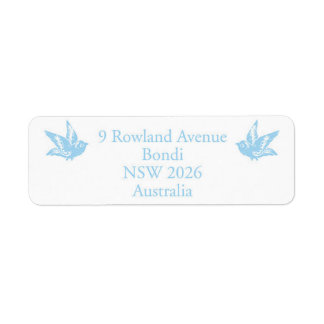 Joni Milne Design Return Address Label