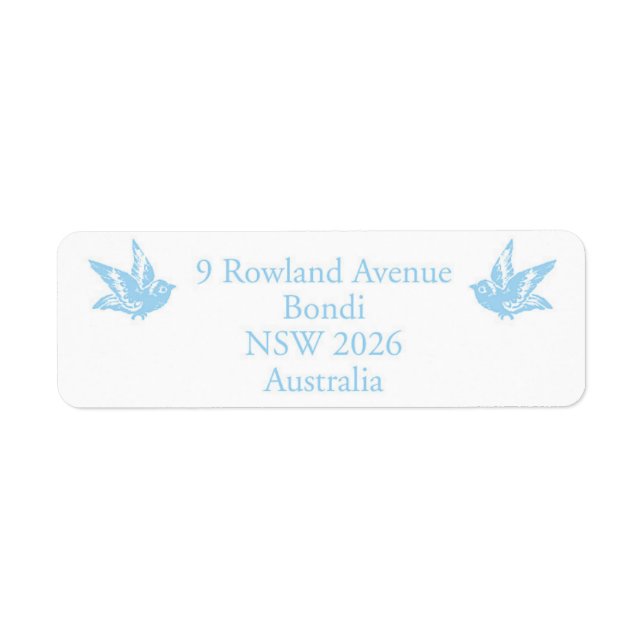 Joni Milne Design Return Address Label (Front)