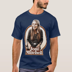 Joni Mitchell 70s Sepia Tone T-Shirt