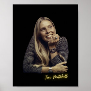 Joni Mitchell I love you Poster
