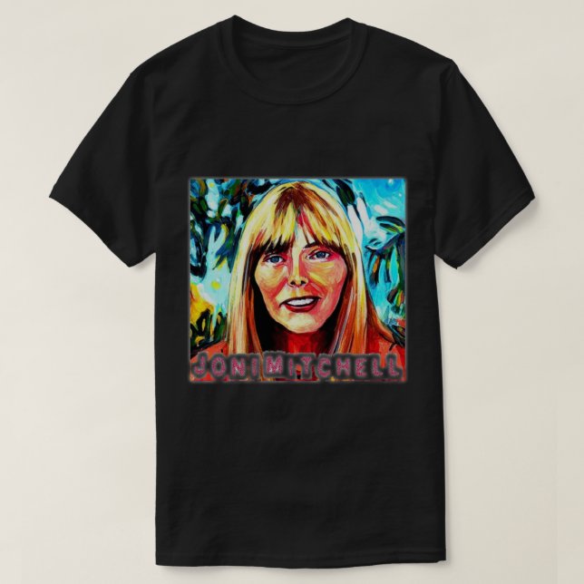Joni Mitchell Jon Joni T-Shirt (Design Front)