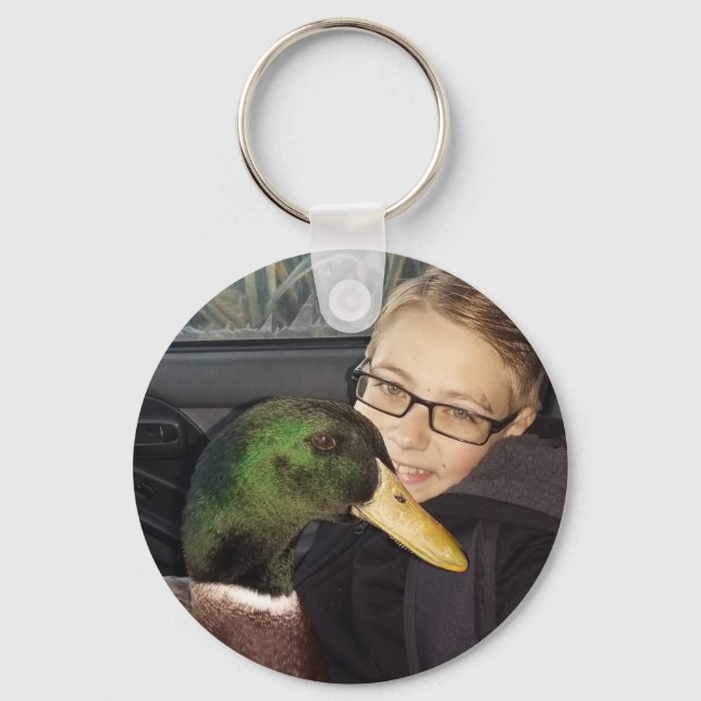 Jonny and Nibbles Keychain (Front)