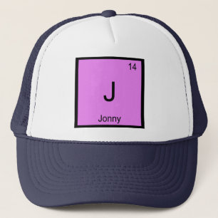 Jonny Name Chemistry Element Periodic Table Trucker Hat