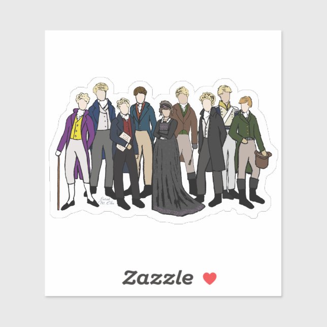 Jonquil Brothers Custom-Cut Vinyl Sticker (Sheet)