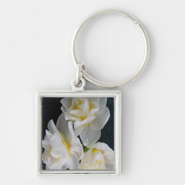 Jonquil Flower - Ecclesiastes 3:1 Key Ring (Front)