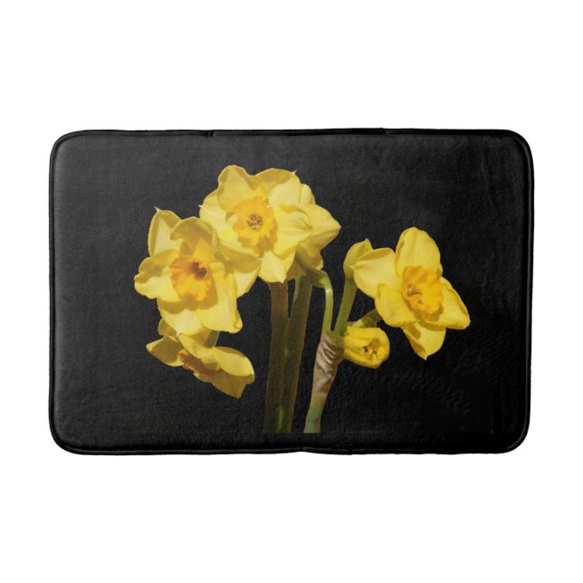 Jonquil Flowers Bath Mat (Front)