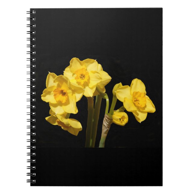 Jonquil Flowers Spiral Notebook (Front)