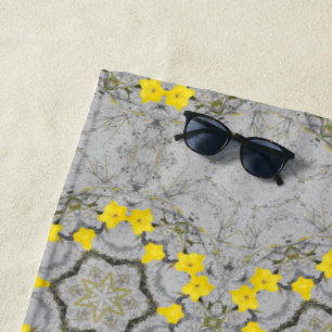 Jonquil Harmony Wheel Beach Towel