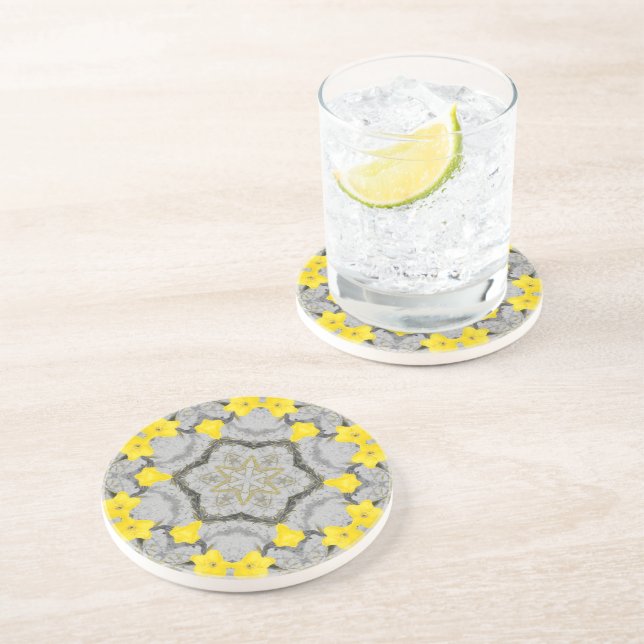 Jonquil Harmony Wheel  Coaster (Side)