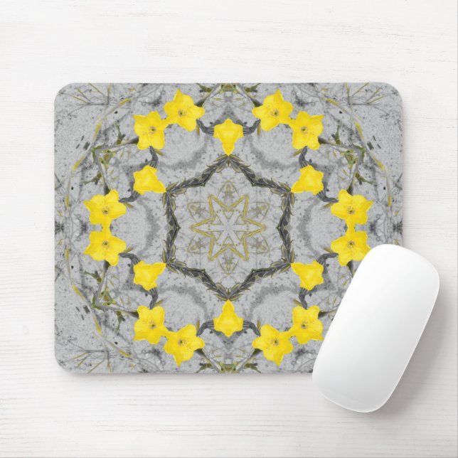 Jonquil Harmony Wheel  Mouse Pad (With Mouse)