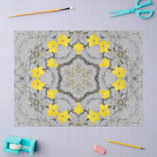 Jonquil Harmony Wheel  Tissue Paper (Craft)
