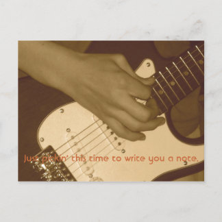 Jon's Guitar Postcard