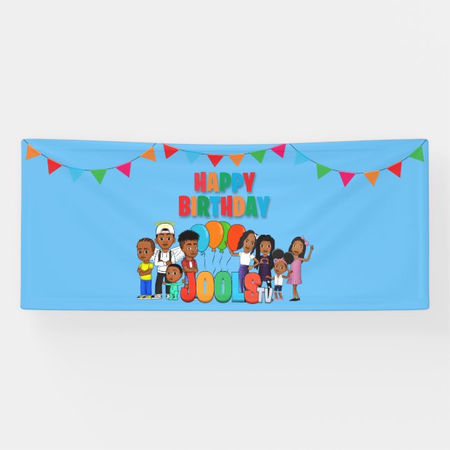 JOOLS TV®️ Blue Horitzontal Banner (Horizontal)