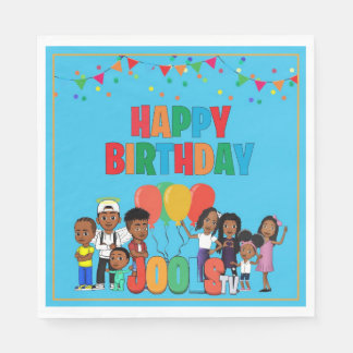 JOOLS TV®️ Blue Paper 6.5 in Napkins