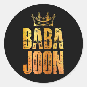 Joon Persian Dad Iran Quote Iranian Fathers Day  Classic Round Sticker