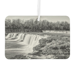 Joplin Grand Falls Overview Grayscale Car Air Freshener