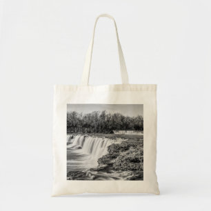 Joplin Grand Falls Overview Grayscale Tote Bag