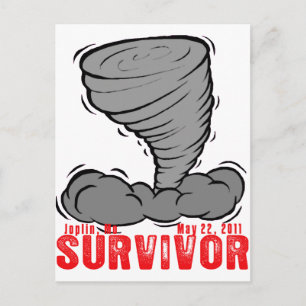 Joplin Missouri Tornado Survivor Postcard