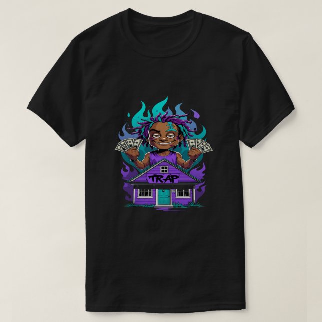 jordan 5 grape T-Shirt (Design Front)