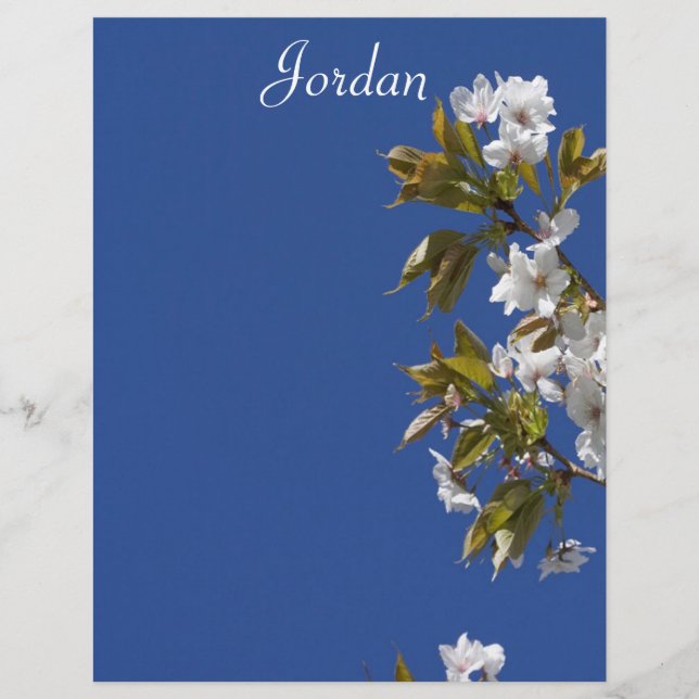 Jordan Blossom Letterhead (Front)