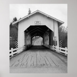 Jordan Covered Bridge Poster