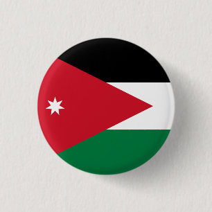 Jordan Flag 3 Cm Round Badge