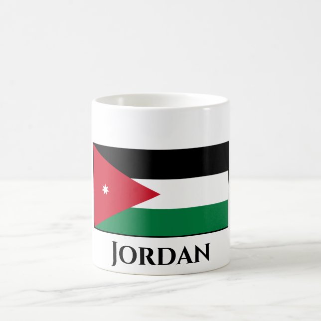 Jordan Flag Coffee Mug (Center)