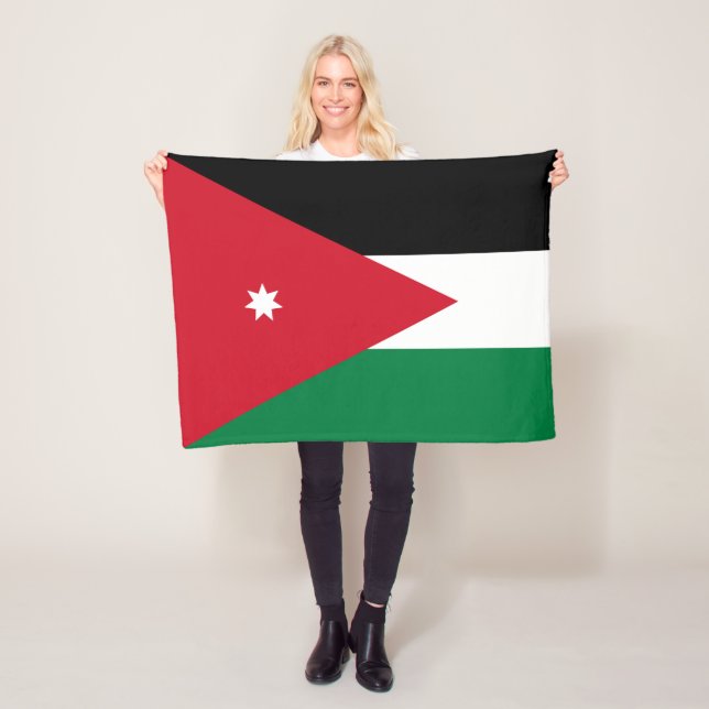 Jordan Flag Fleece Blanket (In Situ)