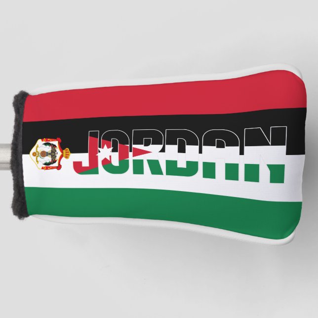 Jordan Flag Gorgeous Patriotic Golf Head Cover (Front)