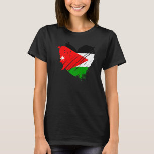 Jordan Flag I love Jordan is in my DNA for Jordan T-Shirt