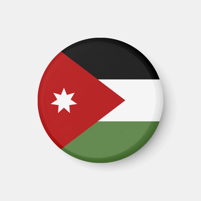 Jordan flag magnet (Front)