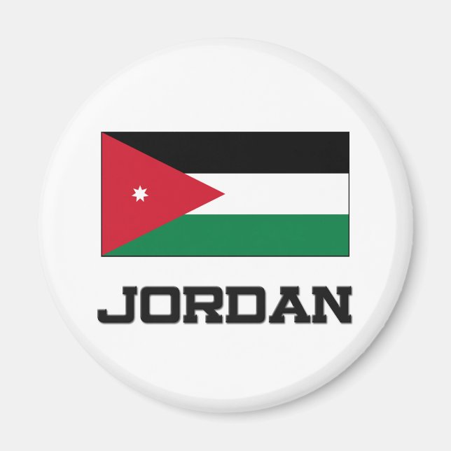 Jordan Flag Magnet (Front)
