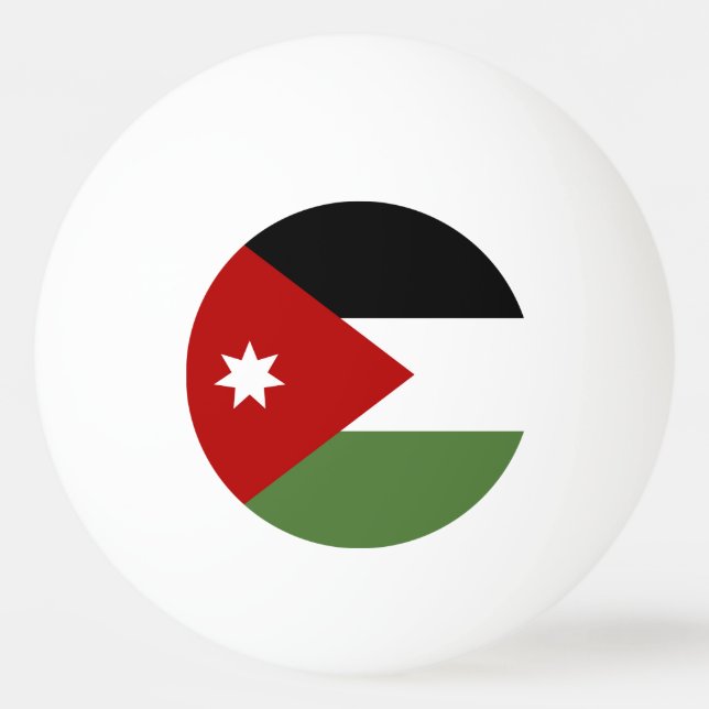 Jordan flag ping pong ball (Front)