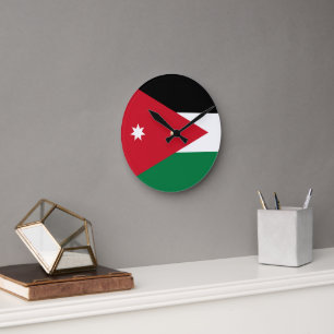 Jordan flag round clock
