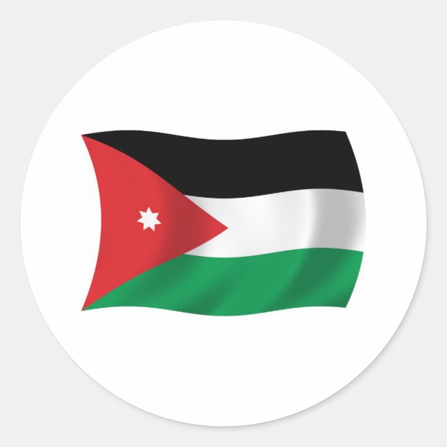 Jordan Flag Sticker (Front)