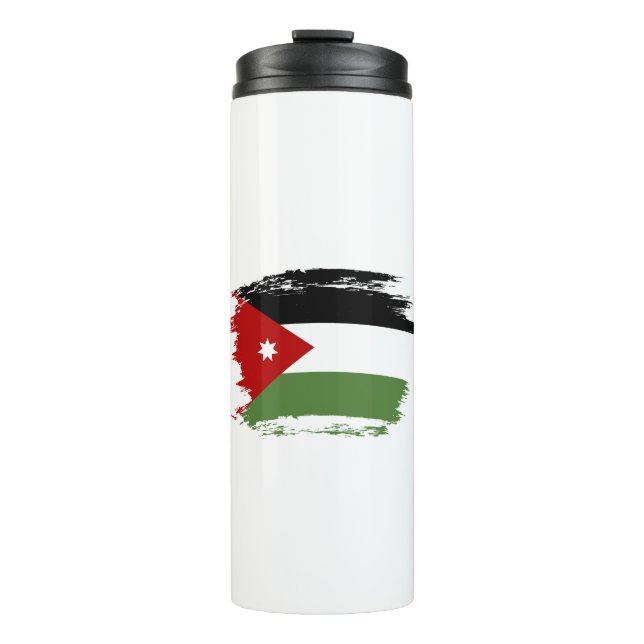 Jordan flag thermal tumbler (Front)