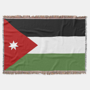 Jordan flag throw blanket