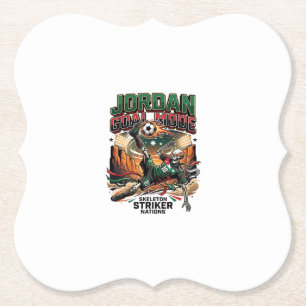 Jordan Goal Mode Skeleton Striker Nations Dynamic Paper Coaster