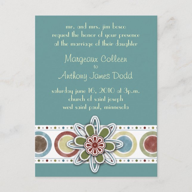 Jordan Invitation Postcard (Front)