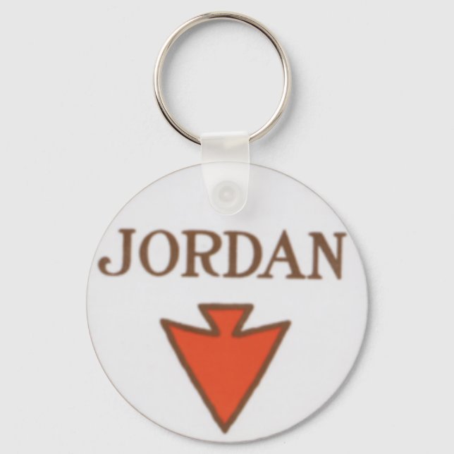 Jordan Keychain- Key Ring (Front)