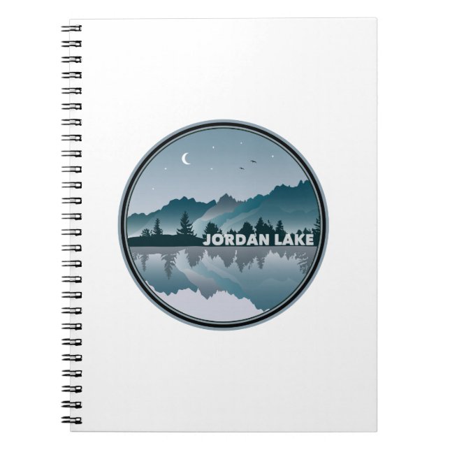 Jordan Lake North Carolina Reflection Notebook (Front)