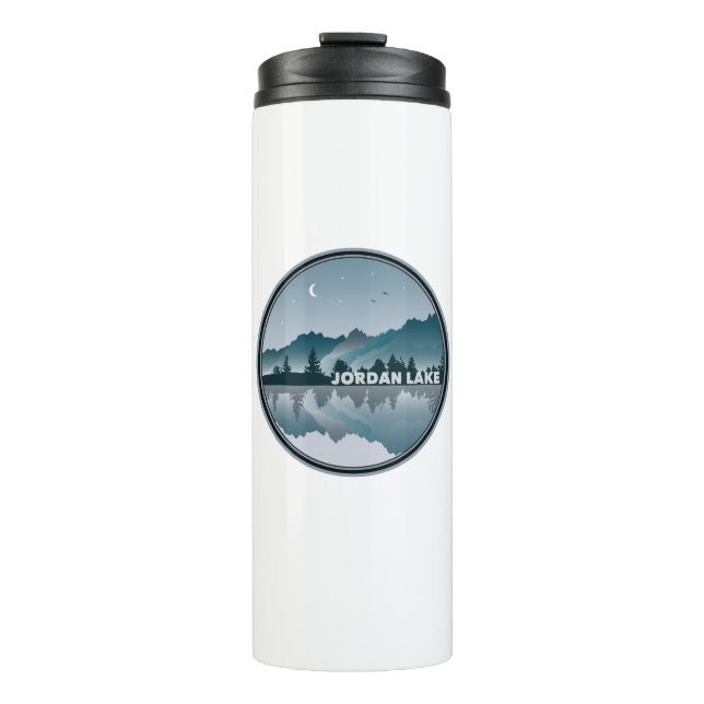 Jordan Lake North Carolina Reflection Thermal Tumbler (Front)