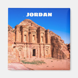 Jordan magnet with Petra Monastery
