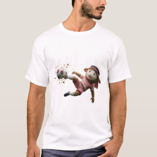 Jordan Mansaf Soccer Mascot Football Fan Apparel T-Shirt